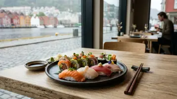 Stemningsbilde: Beste sushi i Bergen