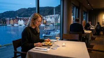 Stemningsbilde: Fine dining og Michelin i Bergen