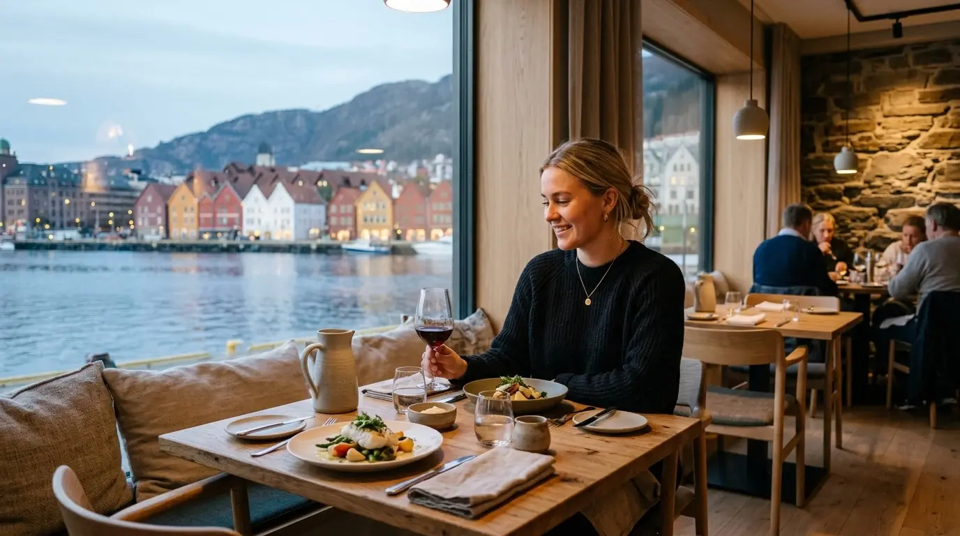 Atmospheric image: Restaurants in Bergen City Centre