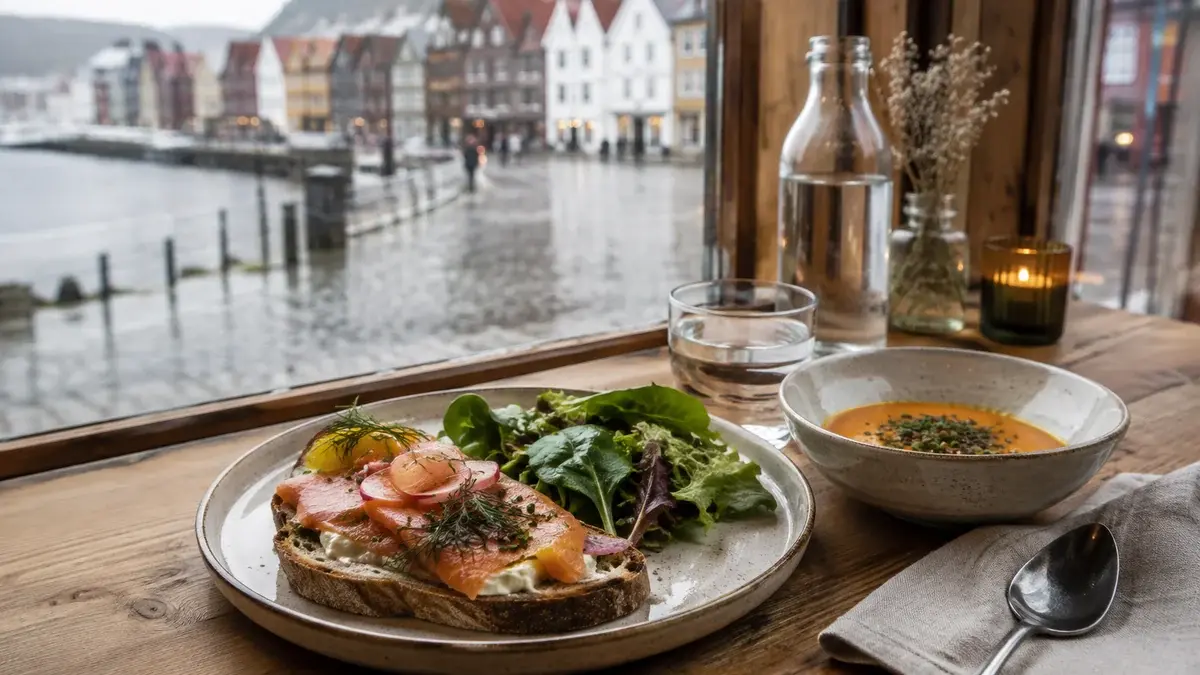 Stemningsbilde: Beste lunsj i Bergen